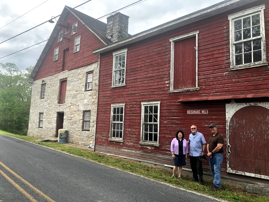 Mindy Crawford at the Heishman Mill, a recent preservation success story